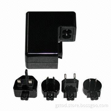 2-port USB Wall Home AC Adapter Charger with UK/US/EU/AU Plugs